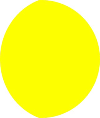 basit sarı ayın evreleri