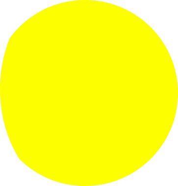 basit sarı ayın evreleri