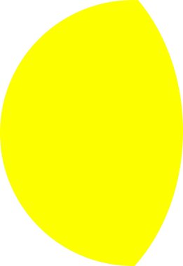 basit sarı ayın evreleri