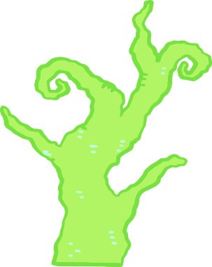 Cadılar Bayramı renkli ağaç