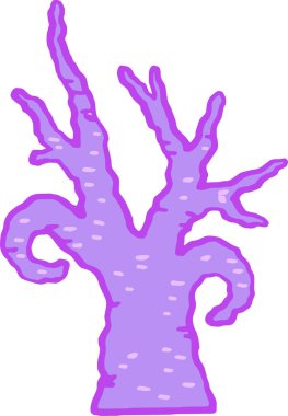 Cadılar Bayramı renkli ağaç