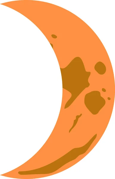 Фази червоного Місяця — стоковий вектор