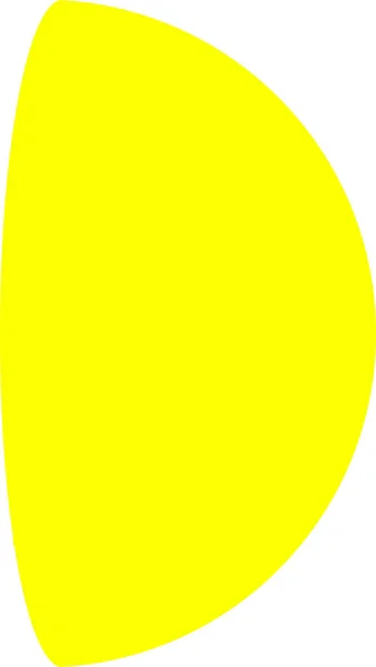 Φάσεις της Σελήνης απλό κίτρινο — Διανυσματικό Αρχείο