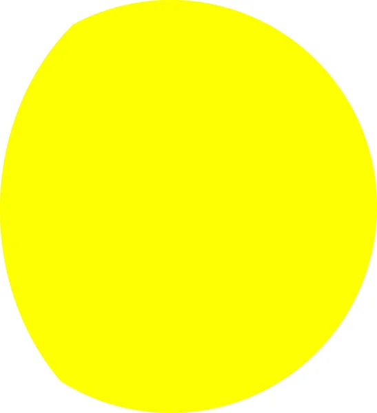 Фази простого жовтого місяця — стоковий вектор