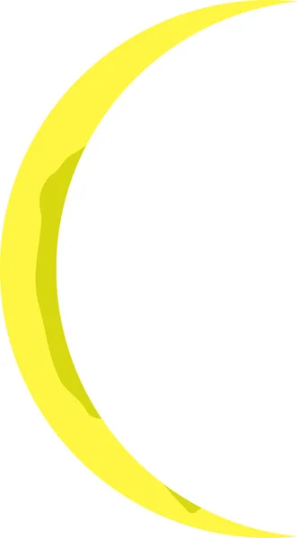 Фази жовтого Місяця — стоковий вектор