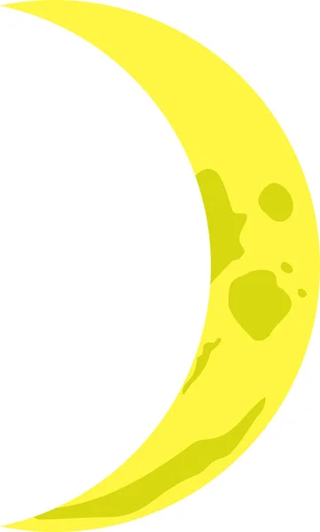 Fases de la luna amarilla — Archivo Imágenes Vectoriales