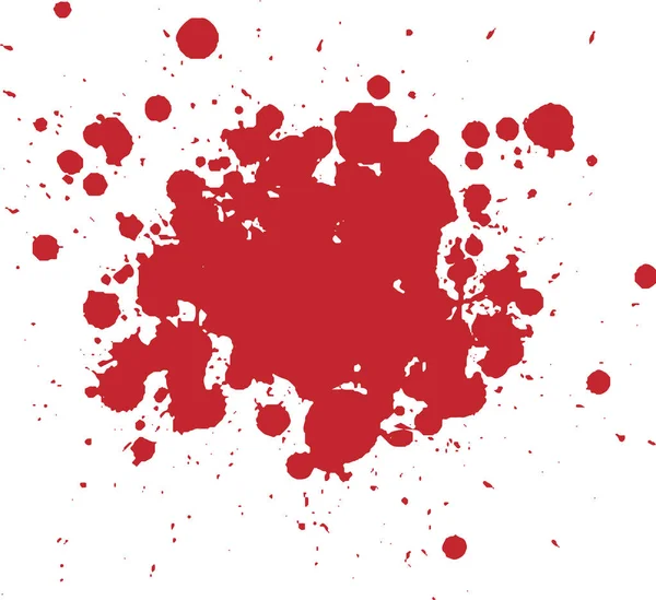 Éclaboussure de sang Halloween — Image vectorielle