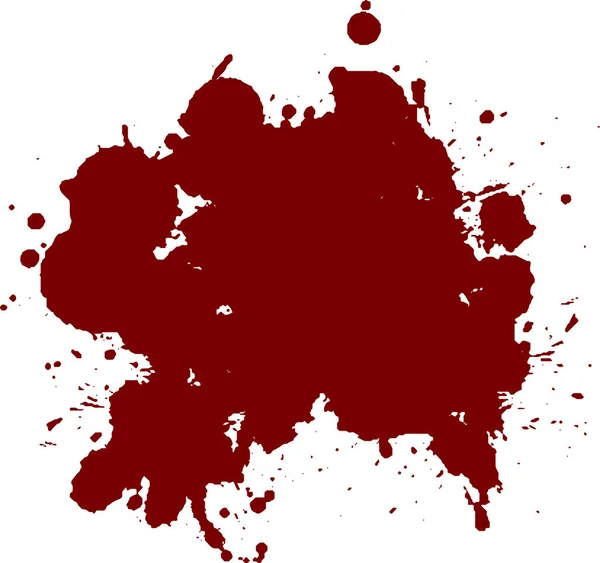 Éclaboussure de sang Halloween — Image vectorielle