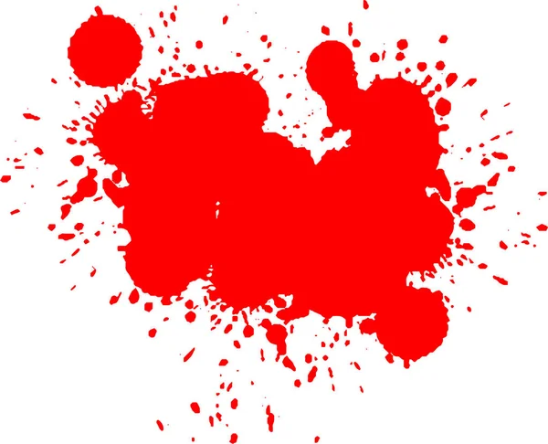 Halloween éclaboussure de sang terrible — Image vectorielle
