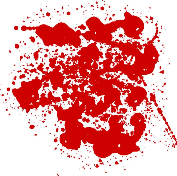 Halloween terrible blood splash — Stock Vector