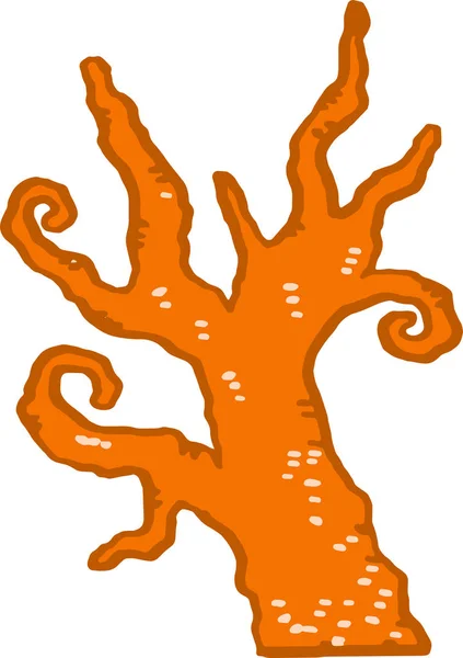 Halloween barvy strom — Stockový vektor