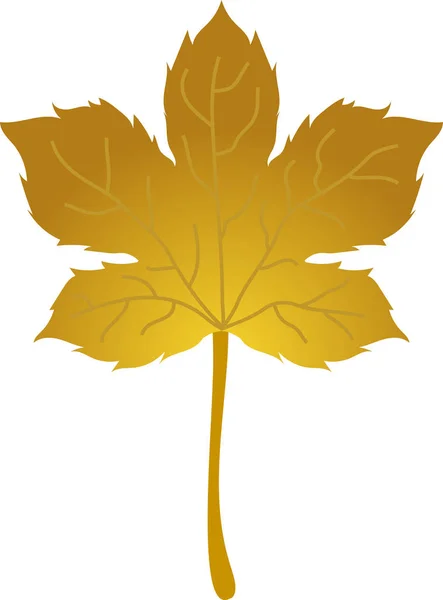 Realistické elegantní podzimní listí — Stockový vektor