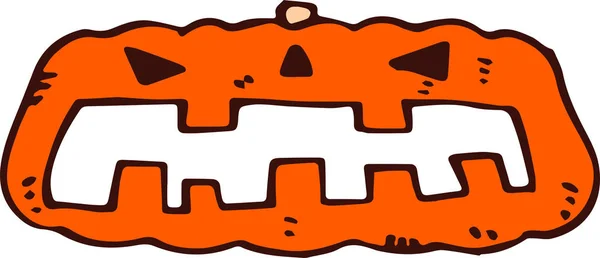 Halloween pumpkin frame — Stock Vector