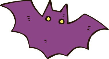 Yarasa Cadılar Bayramı çizimi 