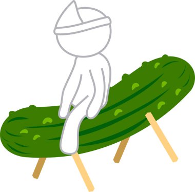 Salatalık Japon Bon Festivali ile bir hayalet