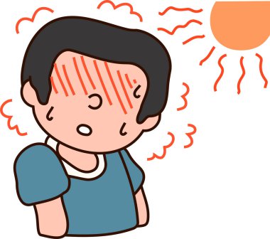 Yaz güneş çarpması baba