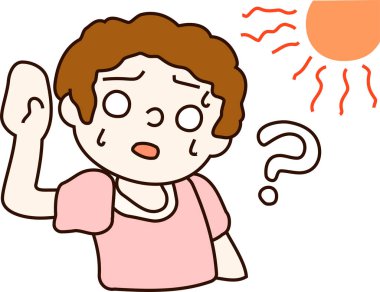 Yaz güneş çarpması anne