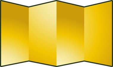 Altın katlama perde