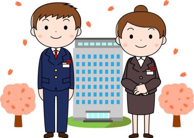 Açılış töreninde uzun boylu yeni birinci sınıf çalışanlar