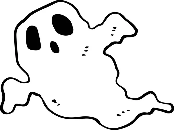 Halloween duch ilustrace — Stockový vektor