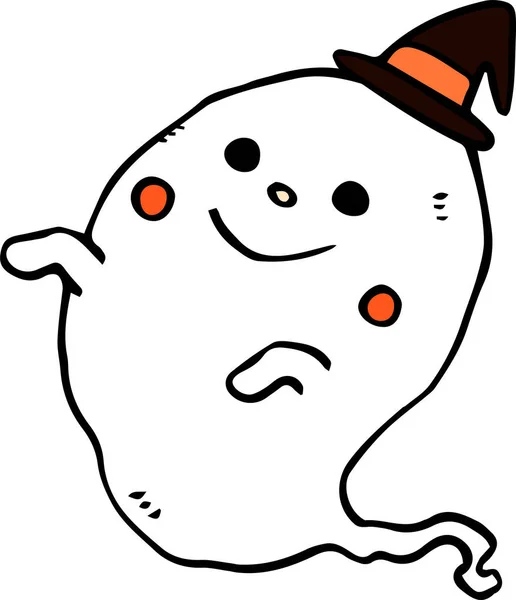 Illustration fantôme Halloween — Image vectorielle