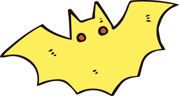 Illustrazione disegnata a mano di pipistrello — Vettoriale Stock
