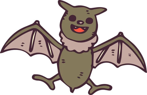 Ilustração do morcego — Vetor de Stock