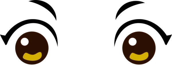 Animated girl 's eyes — стоковый вектор