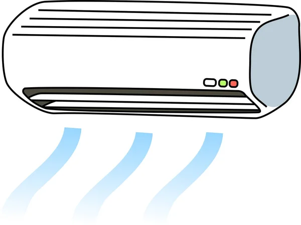 Afbeelding van de airconditioner — Stockvector