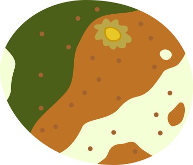 Çürük turuncu illüstrasyon 