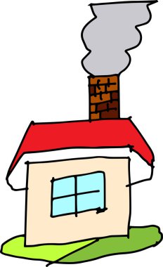 Renkli çocuk grafiti çizim 