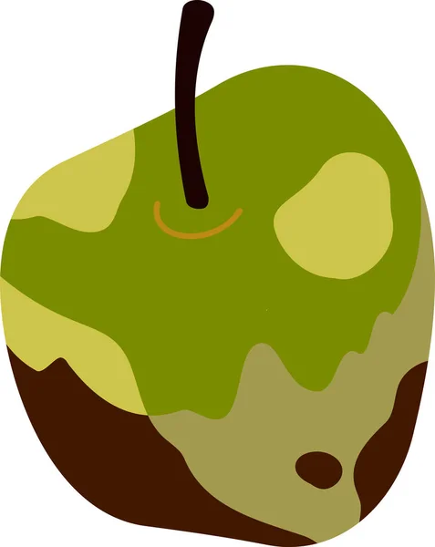รูปภาพแอปเปิ้ลเน่า — ภาพเวกเตอร์สต็อก