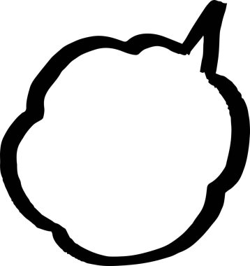 Kalın satır ile konuşma balonu