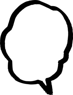 Kalın satır ile konuşma balonu