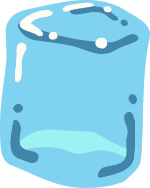 Menevişli erimiş buz illüstrasyon 