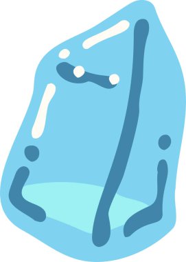 Menevişli erimiş buz illüstrasyon 