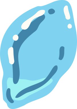 Menevişli erimiş buz illüstrasyon 