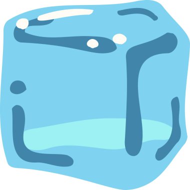 Menevişli erimiş buz illüstrasyon 