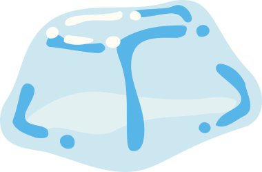 Erimiş buz illüstrasyon 