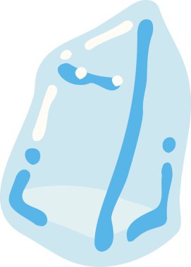 Erimiş buz illüstrasyon 