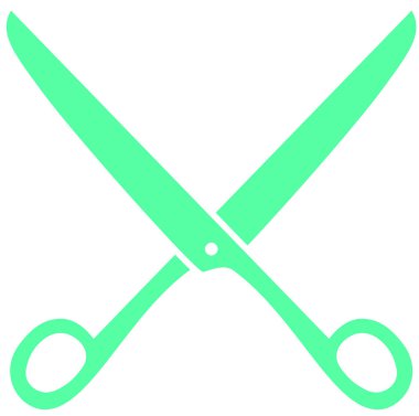 Renkli makas resimde