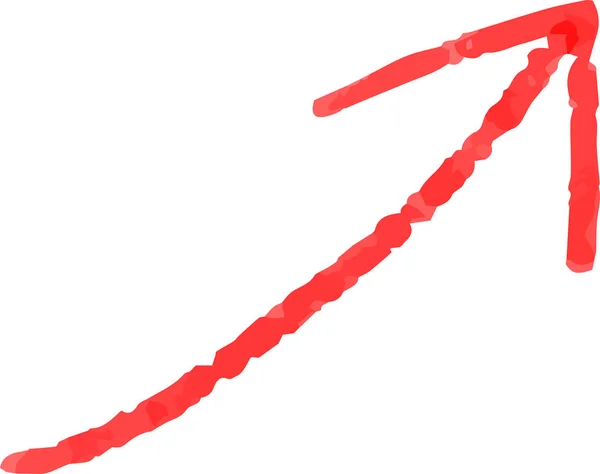 Κόκκινο μολύβι περιγράμματος — Διανυσματικό Αρχείο