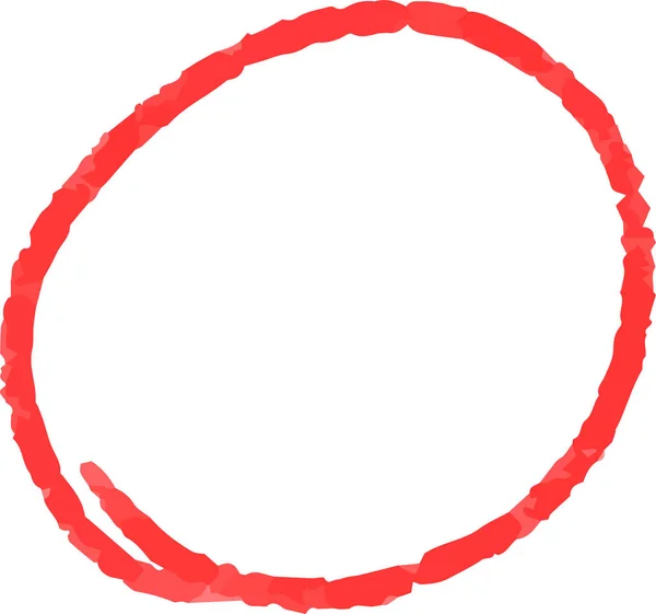 赤鉛筆の描線 — ストックベクタ