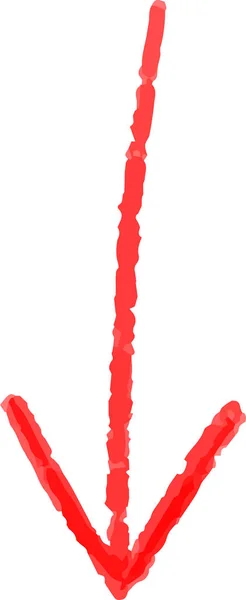Crayon rouge course — Image vectorielle