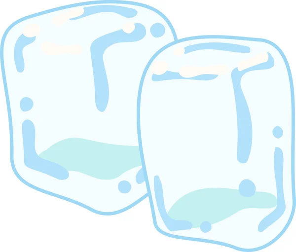 Transparência Ilustração derretida do gelo — Vetor de Stock