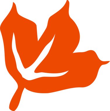 Sonbahar yaprak simgesi 