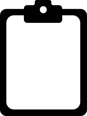 Siyah kağıt simgesi 