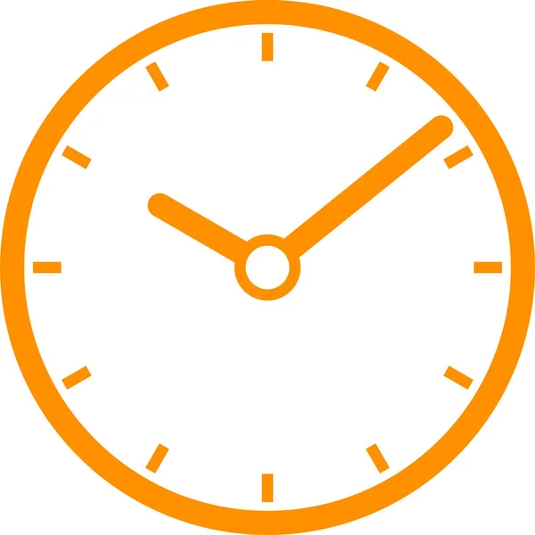 Illustration Horloge colorée — Image vectorielle