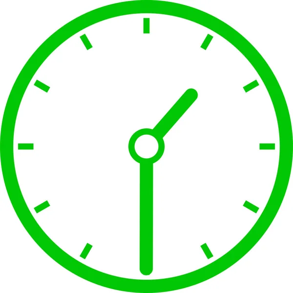 Illustration Horloge colorée — Image vectorielle