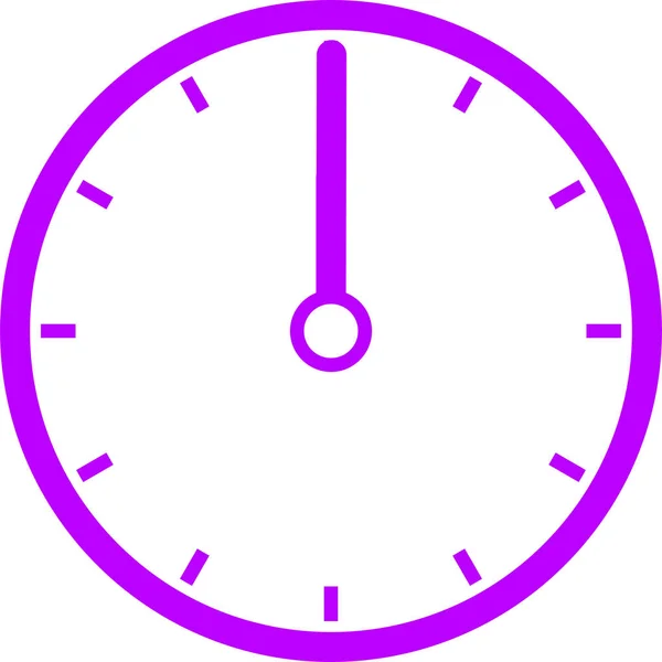 Illustration Horloge colorée — Image vectorielle